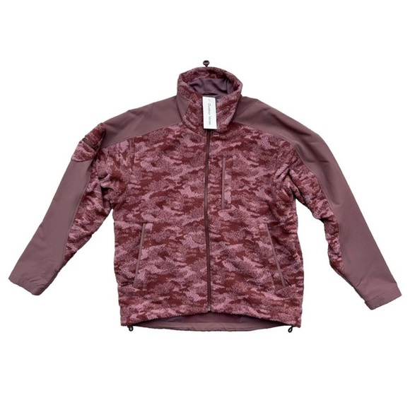 Outdoor Voices | Unisex PrimoFleece Full Zip Deep Taupe Cloud | Sz S - NWT - Picture 1 of 7